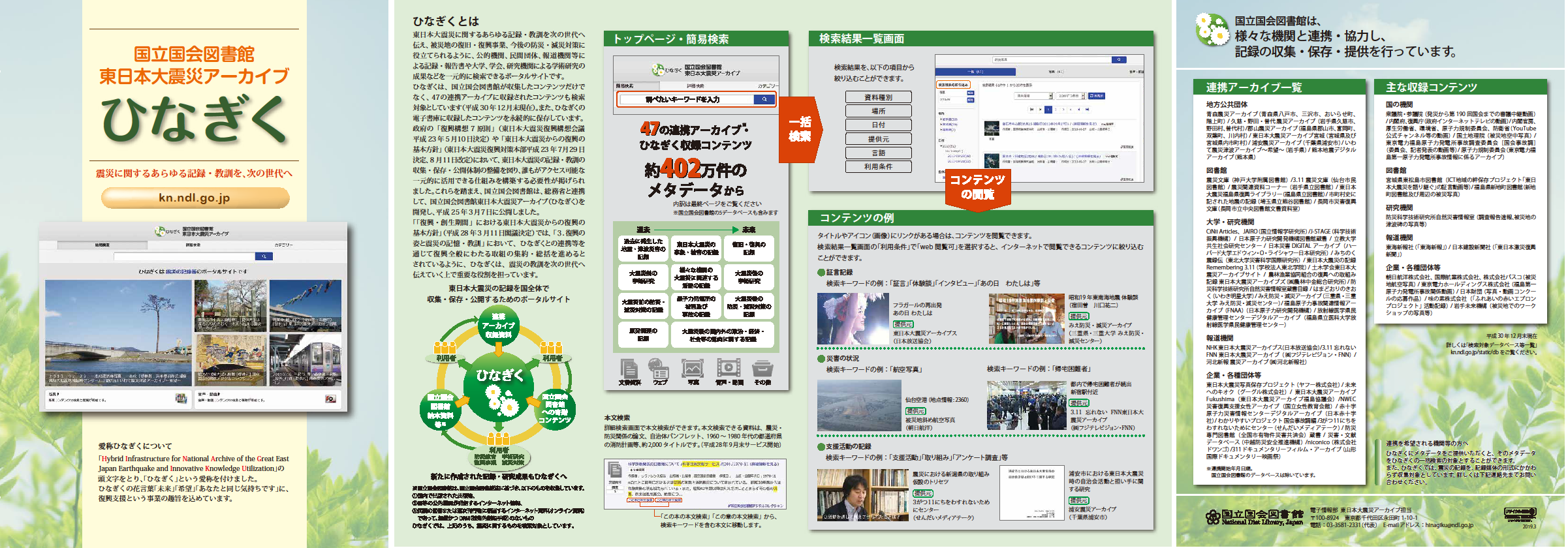 東日本大震災アーカイブ(ひなぎく)