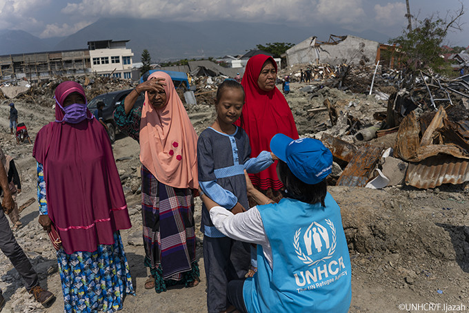 UNHCRによる難民・避難民への支援活動